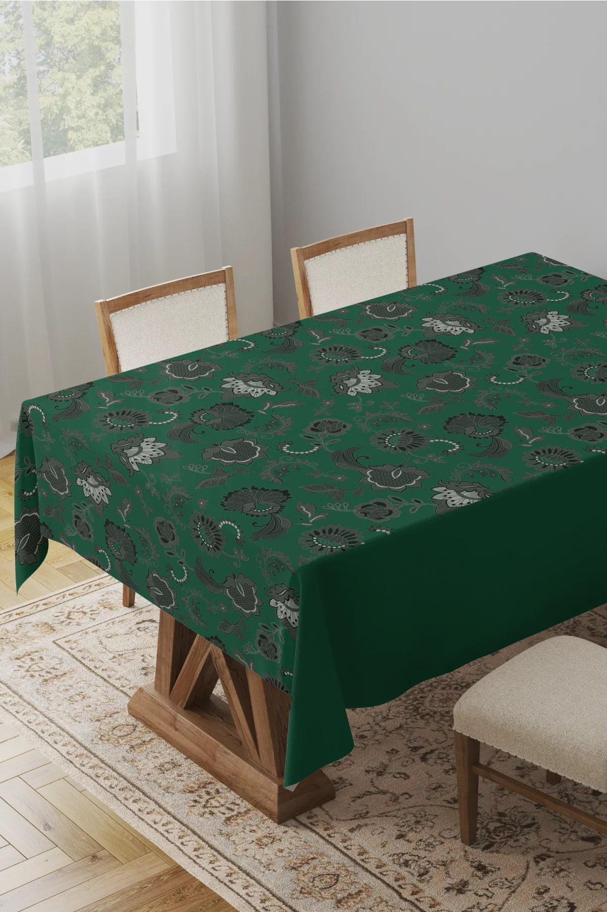 Emerald Legacy Lace Tablecloth - Pasdaily