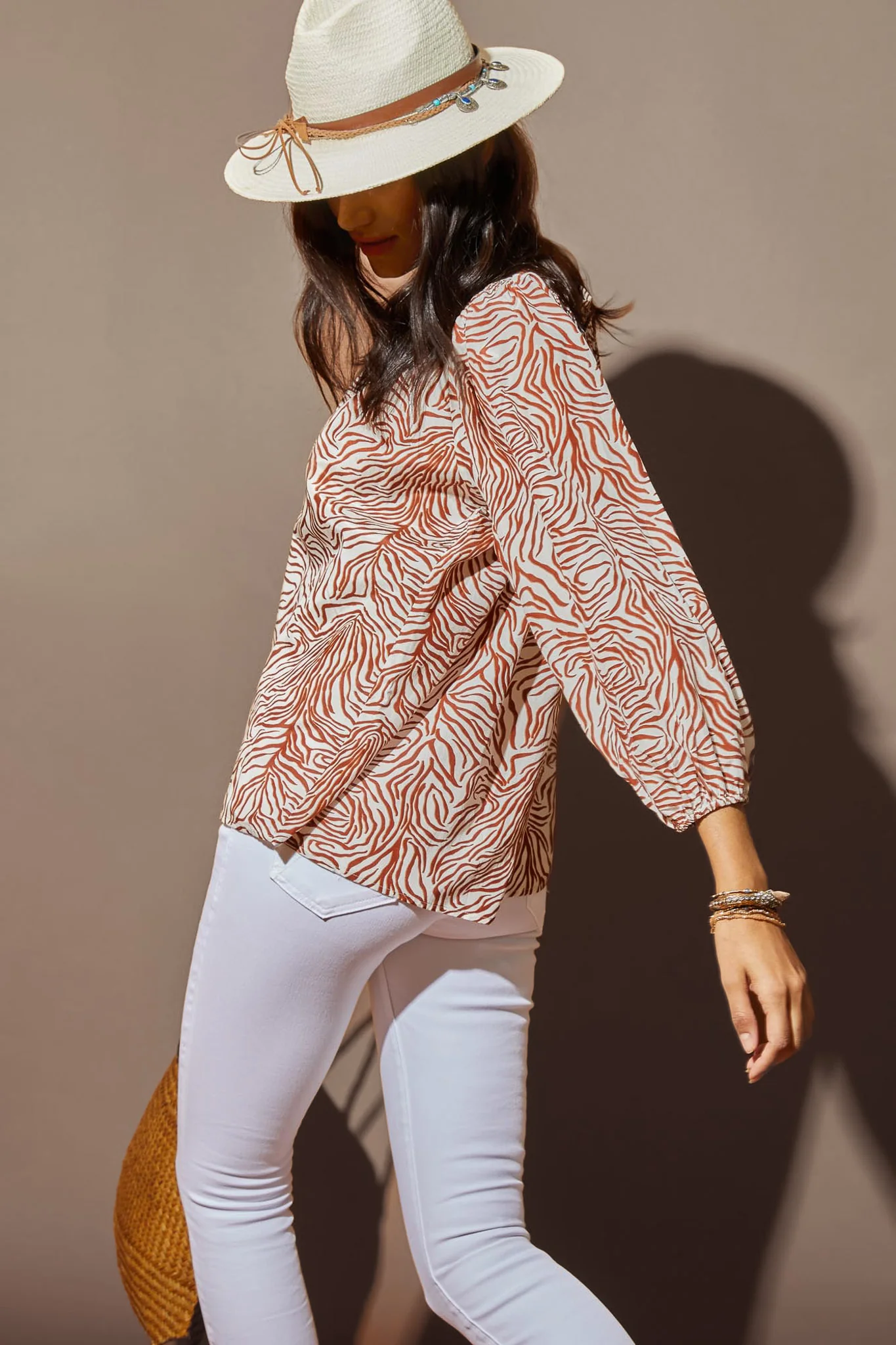 The Classic Blouse | White Tiger - Pasdaily