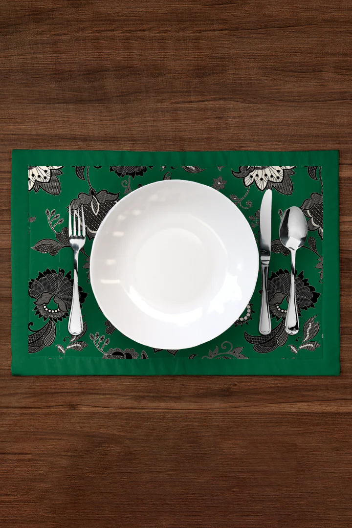 Emerald Legacy Lace Placemat - Pasdaily