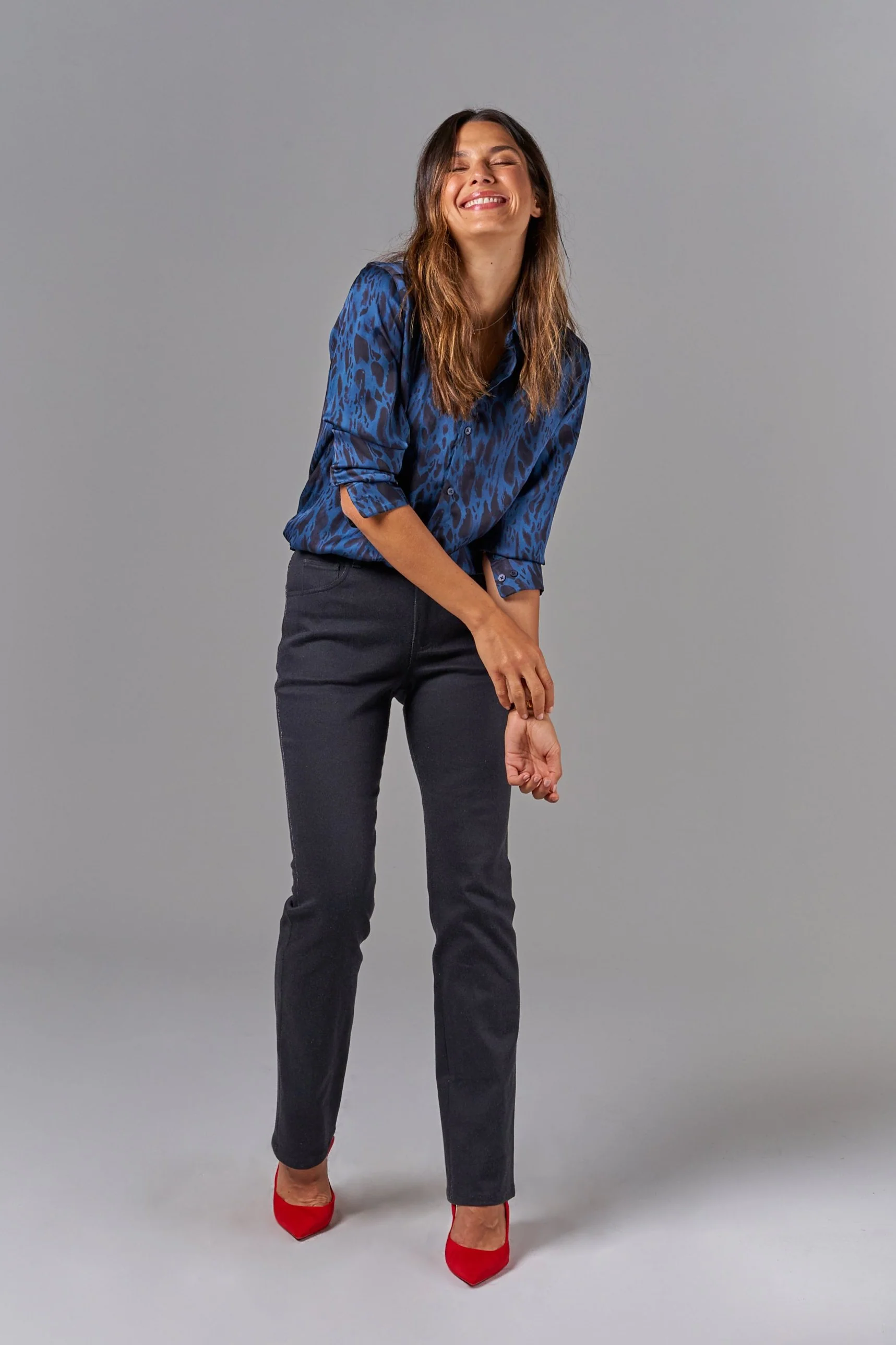 The Brooklyn Button Up | Indigo Safari - Pasdaily