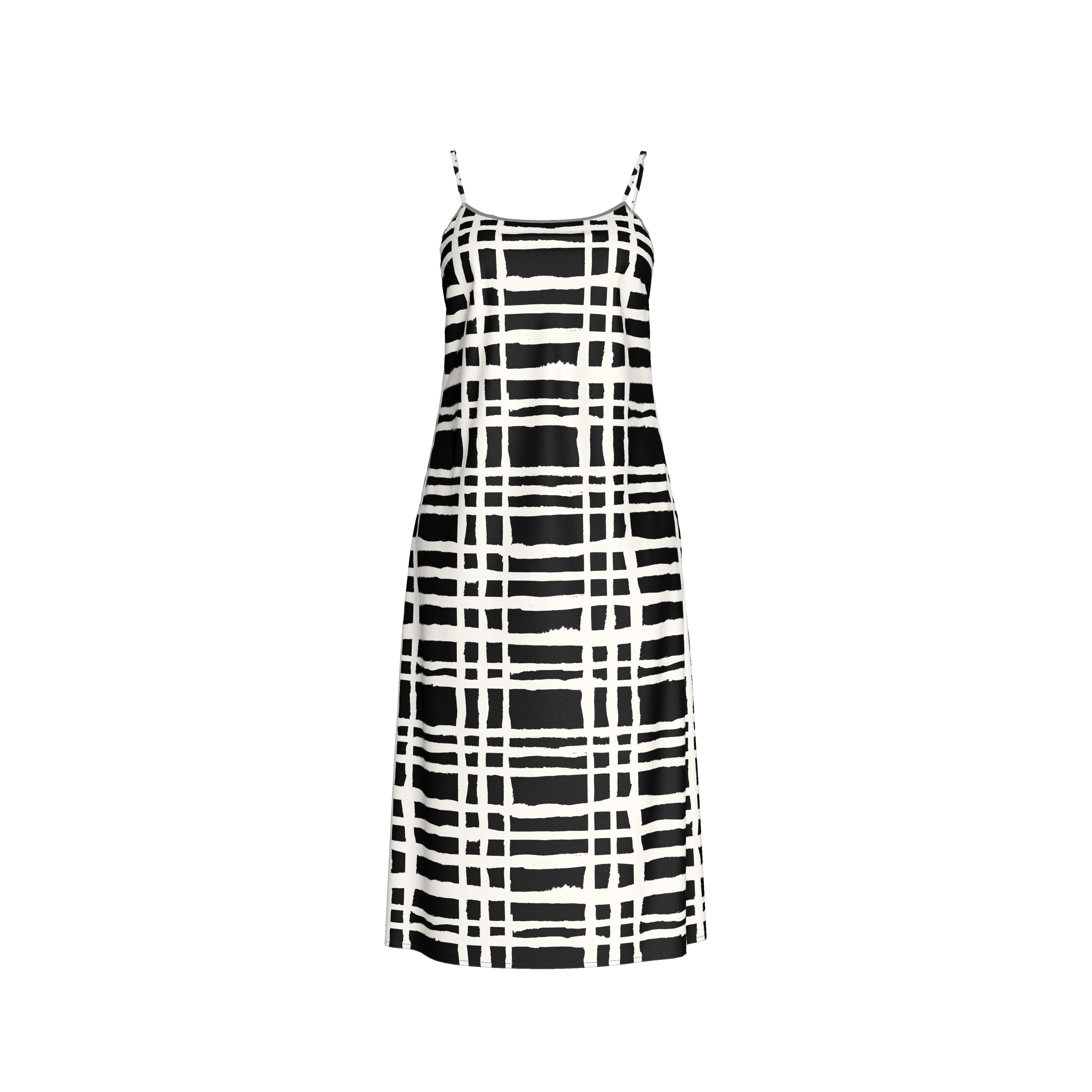 Stevie Slip Dress | Dries Plaid - Pasdaily