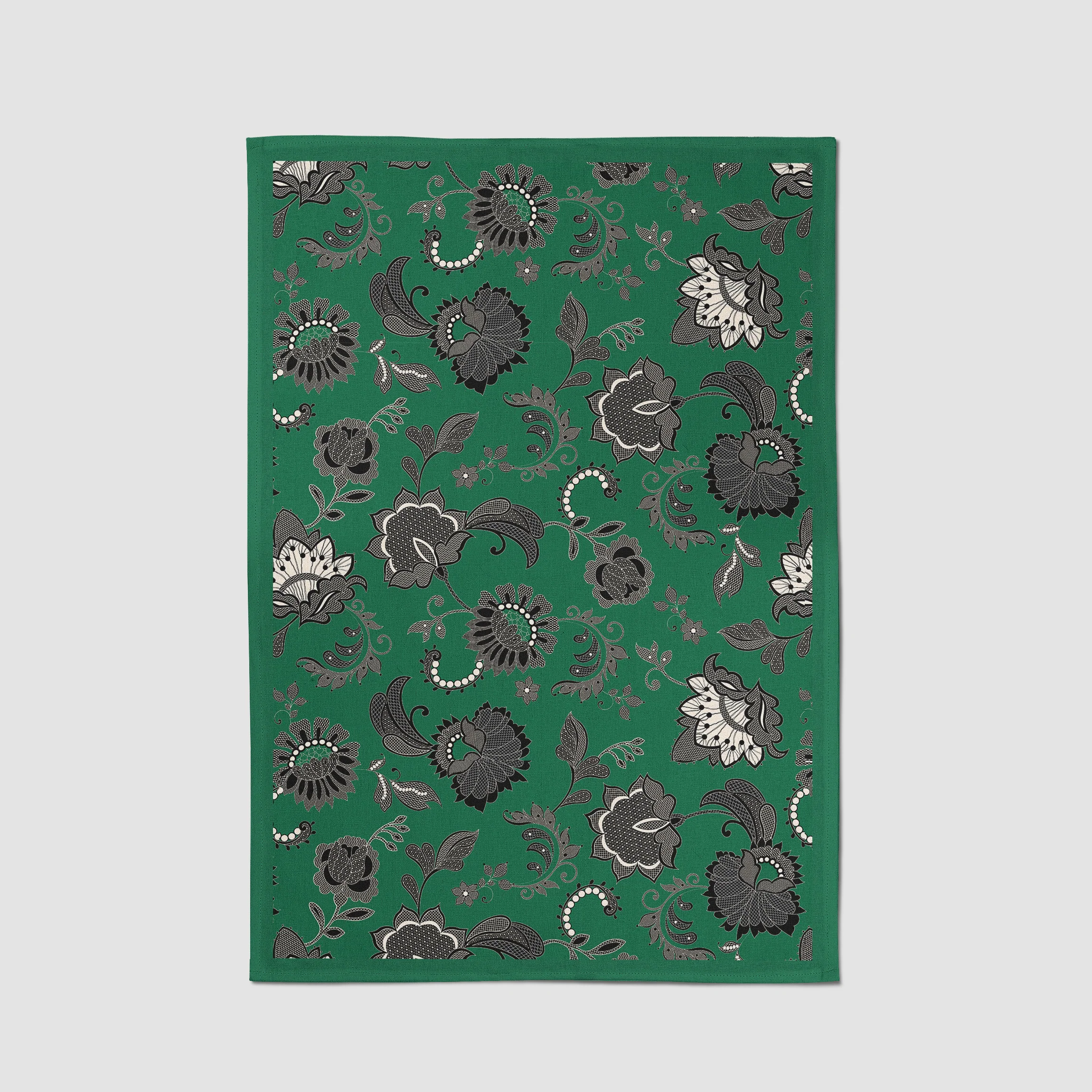 Emerald Legacy Lace Tea Towel - Pasdaily